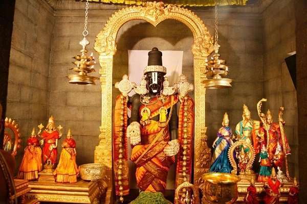 Five Idols in Tirumala Temple